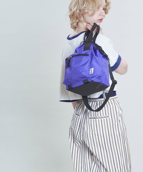 Drifter(ドリフター)の「HANDLE POCKET TOTE/ハンドルポケットトート(ショルダーバッグ・レディース・パープル/ブラック/ピーコックグリーン系/ブラック系その他・FREE)」の16枚目の写真