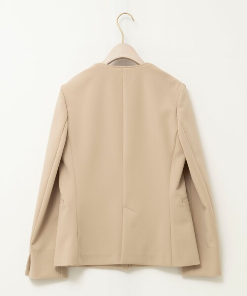 NOLLEY’S Sophi（ノーリーズソフィ）の「《セットアップ対応》ウォッシャブルWクロス2WAYストレッチジャケット（ノーカラージャケット・レディース・ネイビー/ベージュ・36/38）」の22枚目の写真
