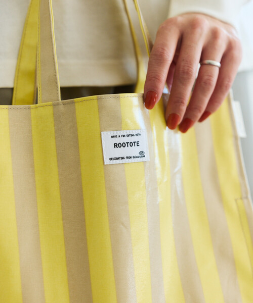 FREAK'S STORE(フリークスストア)の「ROOTOTE/ルートート EUアーキャトル ラミネートW トートバッグ(トートバッグ・メンズ・ブルーグリーン/サックスブルー/イエロー/グレー・ONE SIZE)」の13枚目の写真
