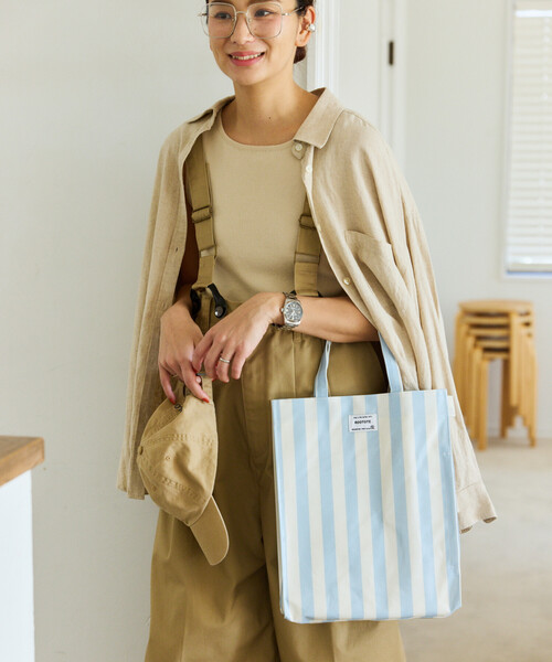 FREAK'S STORE(フリークスストア)の「ROOTOTE/ルートート EUアーキャトル ラミネートW トートバッグ(トートバッグ・メンズ・ブルーグリーン/サックスブルー/イエロー/グレー・ONE SIZE)」の15枚目の写真