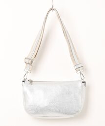 RIPANI | 【RIPANI】スポーティベルトシルバーショルダーバッグ(Q66412)(ショルダーバッグ)