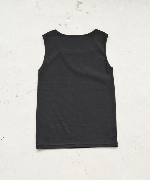 coen（コーエン）の「リブスクエアネックタンクトップ（タンクトップ・レディース・ブラック/ベージュ/オフホワイト/レッド・L/M）」の14枚目の写真