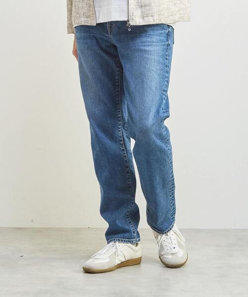 MEN'S MELROSE（メンズメルローズ）の「《別注》【RED CARD TOKYO/レッドカードトーキョー】BASS（デニムパンツ・メンズ・サックスブルー/インディゴブルー・2/3/4）」の2枚目の写真