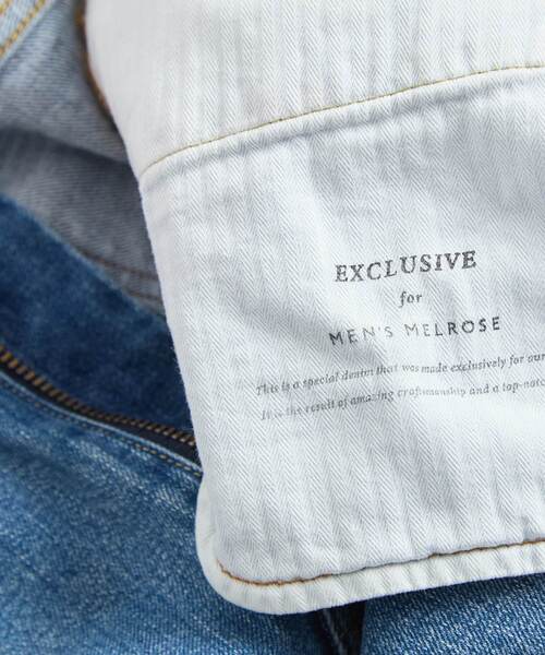 MEN'S MELROSE（メンズメルローズ）の「《別注》【RED CARD TOKYO/レッドカードトーキョー】BASS（デニムパンツ・メンズ・サックスブルー/インディゴブルー・2/3/4）」の14枚目の写真
