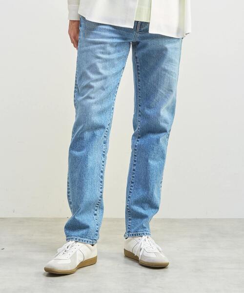 MEN'S MELROSE（メンズメルローズ）の「《別注》【RED CARD TOKYO/レッドカードトーキョー】BASS（デニムパンツ・メンズ・サックスブルー/インディゴブルー・2/3/4）」の9枚目の写真