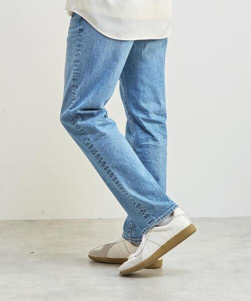 MEN'S MELROSE（メンズメルローズ）の「《別注》【RED CARD TOKYO/レッドカードトーキョー】BASS（デニムパンツ・メンズ・サックスブルー/インディゴブルー・2/3/4）」の8枚目の写真