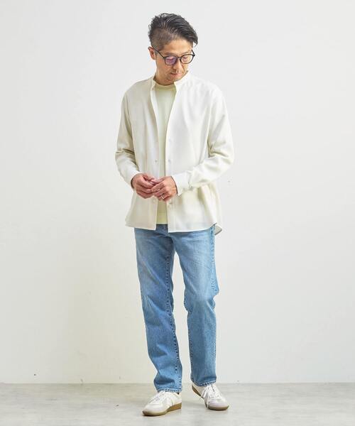 MEN'S MELROSE（メンズメルローズ）の「《別注》【RED CARD TOKYO/レッドカードトーキョー】BASS（デニムパンツ・メンズ・サックスブルー/インディゴブルー・2/3/4）」の4枚目の写真