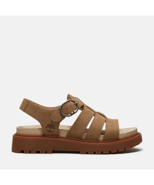 Timberland(ティンバーランド)の「クレアモント ウェイ フィッシャーマン サンダル レディース(サンダル・レディース・ベージュ・23.5cm/23.0cm/22.5cm/24.0cm)」の1枚目の写真