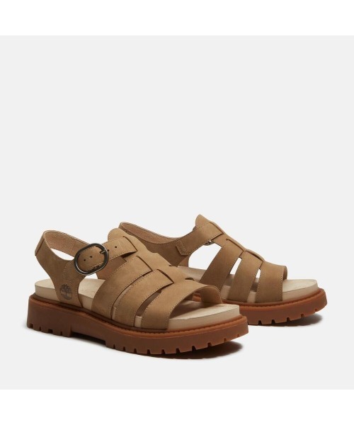 Timberland(ティンバーランド)の「クレアモント ウェイ フィッシャーマン サンダル レディース(サンダル・レディース・ベージュ・23.5cm/23.0cm/22.5cm/24.0cm)」の3枚目の写真