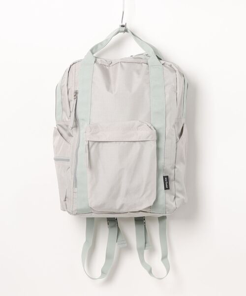 WILD THINGS(ワイルドシングス)の「【RS】【WILD THINGS】FLIGHT 2WAY BACKPACK(バックパック/リュック・メンズ・ライトグレー/ブラック・FREE)」の2枚目の写真