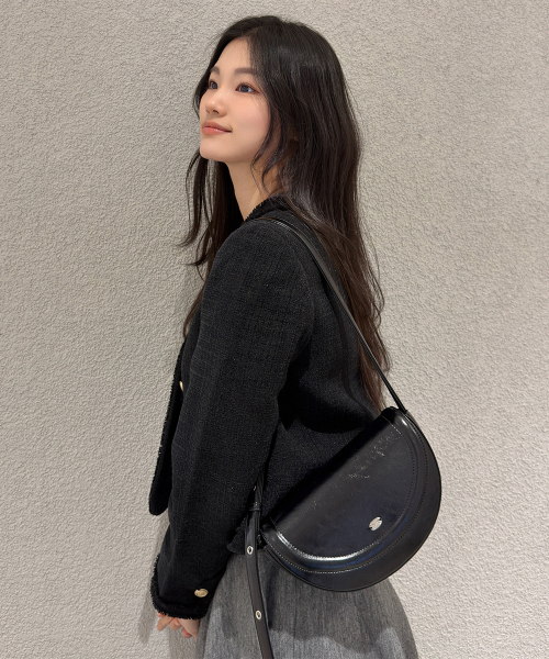 MCLANEE(マックラニー)の「ベーンズモールショルダー&クロスバッグ(メッセンジャーバッグ・レディース・ダークブラウン/ブラック/オレンジ/アイボリー・ONE SIZE)」の5枚目の写真