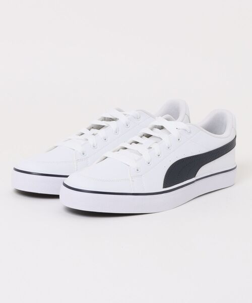 PUMA(プーマ)の「【PUMA】プーマ V コート バルク(スニーカー・メンズ・ホワイト・29.0cm/28.0cm/27.5cm/27.0cm/26.5cm/26.0cm/25.5cm)」の1枚目の写真