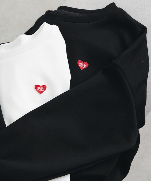 PICCIN PERLA（ピッチンペルラ）の「裾バルーンプルオーバー（Tシャツ/カットソー・レディース・オフホワイト/ブラック・M）」の16枚目の写真