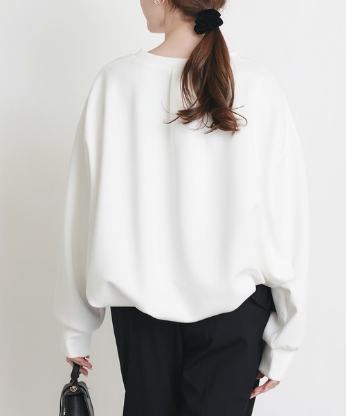 PICCIN PERLA（ピッチンペルラ）の「裾バルーンプルオーバー（Tシャツ/カットソー・レディース・オフホワイト/ブラック・M）」の12枚目の写真