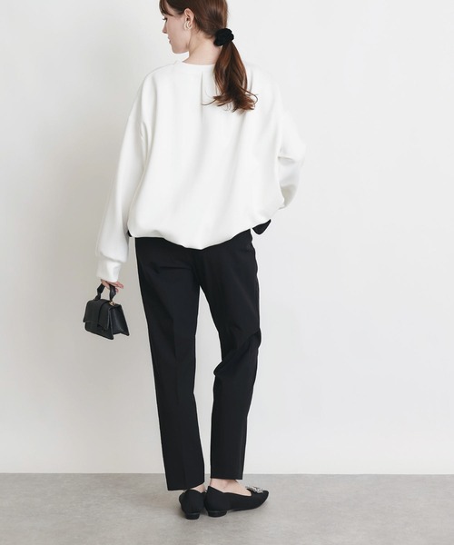 PICCIN PERLA（ピッチンペルラ）の「裾バルーンプルオーバー（Tシャツ/カットソー・レディース・オフホワイト/ブラック・M）」の15枚目の写真