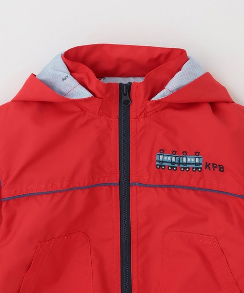 KP BOY（ケーピーボーイ）の「タフタ ウィンドブレーカー（その他アウター・キッズ・スカイブルー/レッド・90cm/100cm/110cm/120cm/130cm）」の4枚目の写真