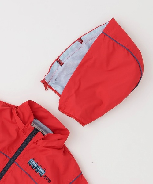 KP BOY（ケーピーボーイ）の「タフタ ウィンドブレーカー（その他アウター・キッズ・スカイブルー/レッド・90cm/100cm/110cm/120cm/130cm）」の5枚目の写真