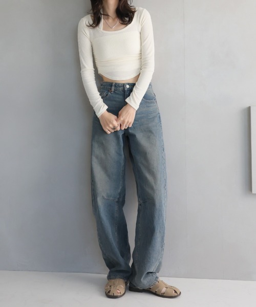 VIVIAN（ヴィヴィアン）の「バックルベルトグルカサンダル（サンダル・レディース・イエロー系その他6/ブラック系その他3/ベージュ系その他3・LL/L/M/S）」の14枚目の写真