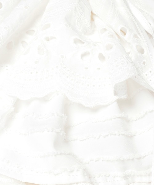 LOWRYS FARM（ローリーズファーム）の「フリルキンチャクＢＡＧ 656172（ハンドバッグ・レディース・ホワイト/ブラック・FREE）」の11枚目の写真