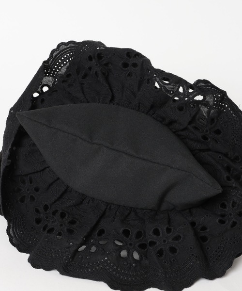 LOWRYS FARM（ローリーズファーム）の「フリルキンチャクＢＡＧ 656172（ハンドバッグ・レディース・ホワイト/ブラック・FREE）」の10枚目の写真