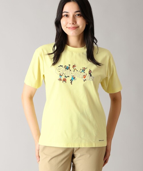 Columbia(コロンビア)の「速乾 UVカット Columbia/ウィメンズ ティーティージービー ショートスリーブTシャツ/コロンビア(Tシャツ/カットソー・レディース・イエロー/ホワイト/ブラック・L/XL/S/M)」の3枚目の写真