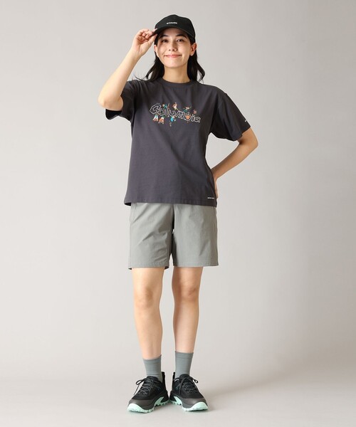 Columbia(コロンビア)の「速乾 UVカット Columbia/ウィメンズ ティーティージービー ショートスリーブTシャツ/コロンビア(Tシャツ/カットソー・レディース・イエロー/ホワイト/ブラック・L/XL/S/M)」の5枚目の写真