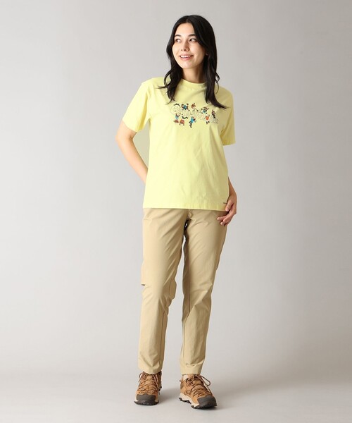 Columbia(コロンビア)の「速乾 UVカット Columbia/ウィメンズ ティーティージービー ショートスリーブTシャツ/コロンビア(Tシャツ/カットソー・レディース・イエロー/ホワイト/ブラック・L/XL/S/M)」の11枚目の写真