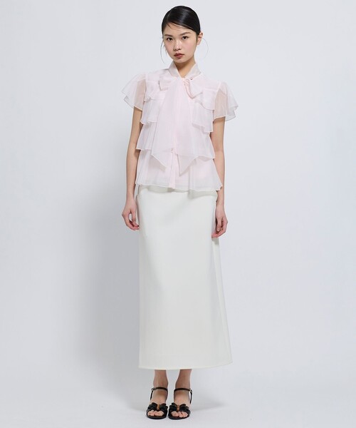 TOCCA(トッカ)の「SOUFFLE PETAL ブラウス(シャツ/ブラウス・レディース・ピンク系/ホワイト系・0/4)」の8枚目の写真