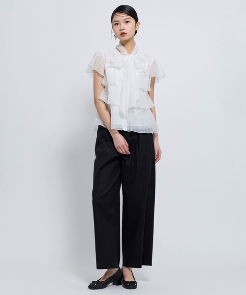 TOCCA(トッカ)の「SOUFFLE PETAL ブラウス(シャツ/ブラウス・レディース・ピンク系/ホワイト系・0/4)」の12枚目の写真