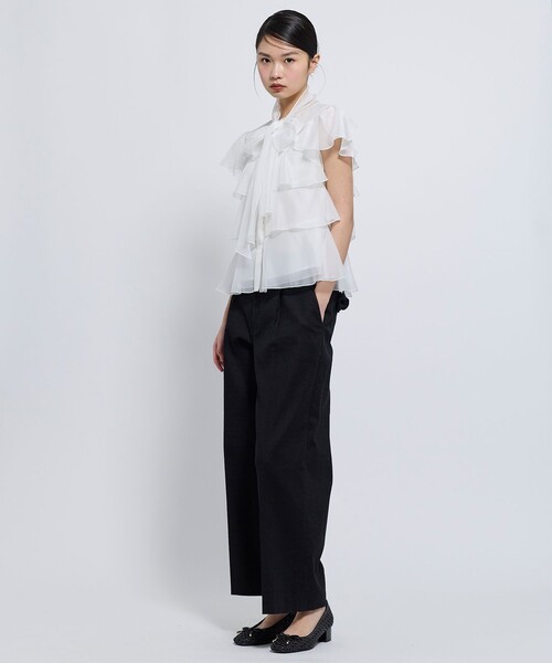 TOCCA(トッカ)の「SOUFFLE PETAL ブラウス(シャツ/ブラウス・レディース・ピンク系/ホワイト系・0/4)」の13枚目の写真
