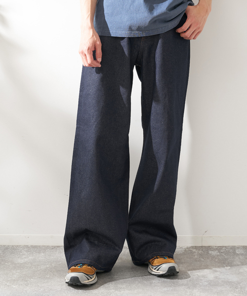B.C STOCK（ベーセーストック）の「12.5 oz デニム J/W 5PKT（その他パンツ・メンズ・ネイビー/ダークブルー/ブラック・MEDIUM/X-LARGE/LARGE）」の9枚目の写真