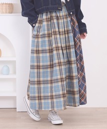ネルチェック スカート