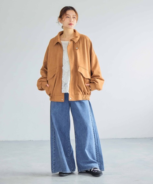 studio CLIP（スタディオクリップ）の「フラワージャガードタンクトップセットプルオーバー（Tシャツ/カットソー・レディース・オフホワイト/ブラック・FREE）」の16枚目の写真