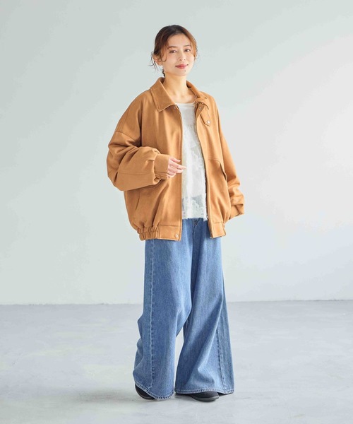 studio CLIP（スタディオクリップ）の「フラワージャガードタンクトップセットプルオーバー（Tシャツ/カットソー・レディース・オフホワイト/ブラック・FREE）」の17枚目の写真