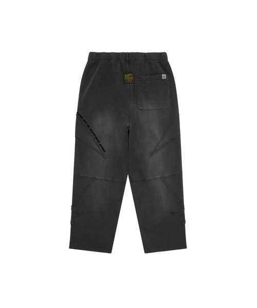AAPE BY A BATHING APE（エーエイプバイアベイシングエイプ）の「AAPE MAIN SWEAT PANNTS（スウェットパンツ・メンズ・ライトブラック・X-LARGE/MEDIUM/LARGE/SMALL）」の2枚目の写真