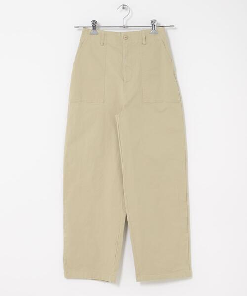 ITEMS URBANRESEARCH（アイテムズ アーバンリサーチ）の「ストレートベイカーパンツ（その他パンツ・レディース・ベージュ/カーキ・FREE）」の21枚目の写真
