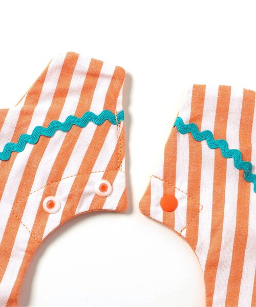 BREEZE（ブリーズ）の「Bpop ぐるぐるうねうねスタイ（スタイ/よだれかけ・キッズ・チェック/ストライプ・90）」の9枚目の写真