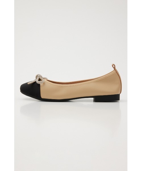 STACCATO（スタッカート）の「【再入荷】エリーゼバレエシューズ（バレエシューズ・レディース・ダークベージュ/ホワイト系その他/ブラック・24.0cm/23.5cm/23.0cm/22.5cm/24.5cm）」の20枚目の写真