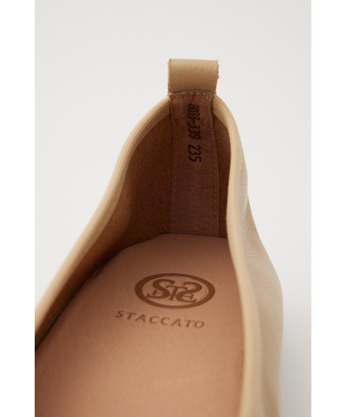 STACCATO（スタッカート）の「【再入荷】エリーゼバレエシューズ（バレエシューズ・レディース・ダークベージュ/ホワイト系その他/ブラック・24.0cm/23.5cm/23.0cm/22.5cm/24.5cm）」の17枚目の写真