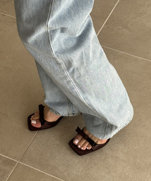 LE TALON（ルタロン）の「《WEB限定》Le decore / ル デコレ 6cm lady ribbon サンダル（サンダル）」