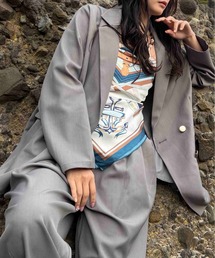 AS KNOW AS plus | ◯ダブルボタンテーラードジャケット　セットアップ可能(テーラードジャケット)