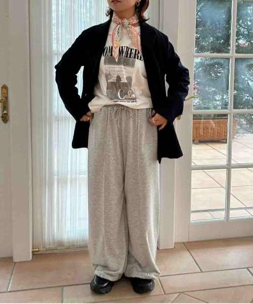 AS KNOW AS plus（アズノゥアズプラス）の「◯ダブルボタンテーラードジャケット　セットアップ可能（テーラードジャケット・レディース・グレー/ベージュ系その他/ネイビー・FREE）」の18枚目の写真