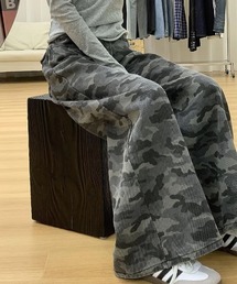 Lips（リップス）の「カモフラージュプリントデニムパンツ（デニムパンツ）」