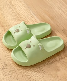 Lace Ladies（レースレディース）の「アニマル フェイス カラー オープン スリッパ（ルームシューズ/スリッパ）」