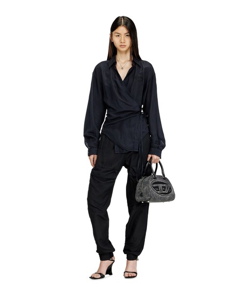 DIESEL(ディーゼル)の「ウィメンズ C-DELPHOS-S3(シャツ/ブラウス・レディース・ブラック・36/38/40/42)」の2枚目の写真