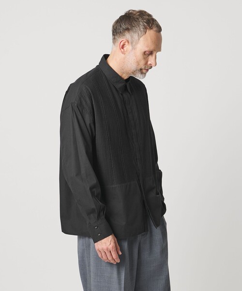 Pheeta(フィータ)の「<Pheeta>Trinity シャツ ‐UNISEX‐ / 015CMen-SH5(シャツ/ブラウス・レディース・ブラック/ホワイト・2/1)」の3枚目の写真