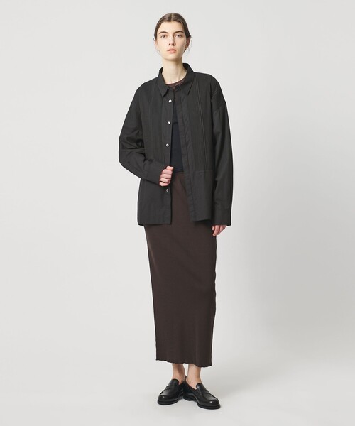 Pheeta(フィータ)の「<Pheeta>Trinity シャツ ‐UNISEX‐ / 015CMen-SH5(シャツ/ブラウス・レディース・ブラック/ホワイト・2/1)」の8枚目の写真