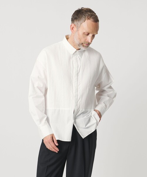 Pheeta(フィータ)の「<Pheeta>Trinity シャツ ‐UNISEX‐ / 015CMen-SH5(シャツ/ブラウス・レディース・ブラック/ホワイト・2/1)」の9枚目の写真