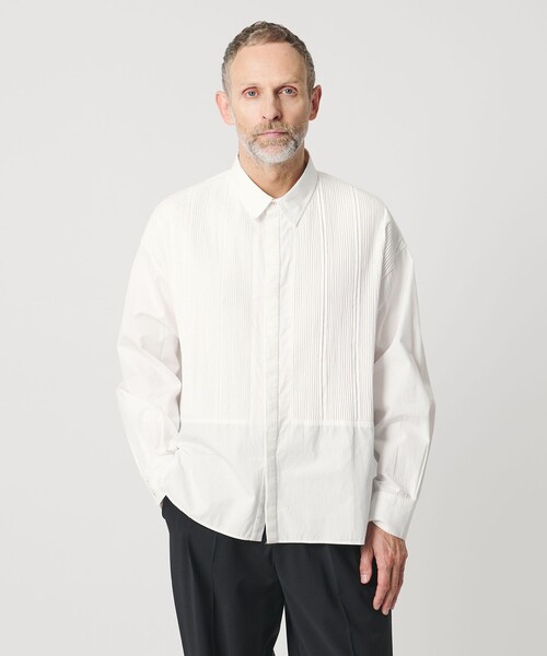 Pheeta(フィータ)の「<Pheeta>Trinity シャツ ‐UNISEX‐ / 015CMen-SH5(シャツ/ブラウス・レディース・ブラック/ホワイト・2/1)」の10枚目の写真