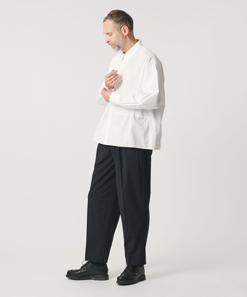 Pheeta(フィータ)の「<Pheeta>Trinity シャツ ‐UNISEX‐ / 015CMen-SH5(シャツ/ブラウス・レディース・ブラック/ホワイト・2/1)」の12枚目の写真